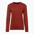 Női trekking póló Patagonia P-6 Logo Responsibili-Tee LS bojtos vörös