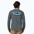 Férfi tekking hosszú ujjú Patagonia P-6 Logo Responsibili nouveau green 2