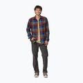 Férfi póló Patagonia Organic Cotton MW Fjord Flannel guides/superior blue 3