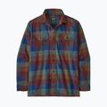Férfi póló Patagonia Organic Cotton MW Fjord Flannel guides/superior blue 4