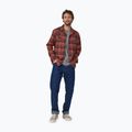 Férfi póló Patagonia Organic Cotton MW Fjord Flannel ice caps/burl red 3