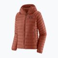 Női pehelykabát Patagonia Down Sweater Hoody burl piros 5