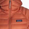 Női pehelykabát Patagonia Down Sweater Hoody burl piros 3