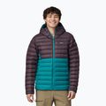 férfi pehelykabát Patagonia Down Sweater Hoody belay blue