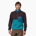 Férfi Patagonia Microdini 1/2 Zip P/O fleece pulóver belay kék