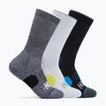 Futózokni HOKA Crew Run Sock 3 dbwhite/black/grey