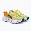 HOKA Bondi X férfi futócipő fehér és sárga 1113512-WEPR 3