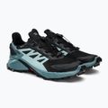 Salomon Supercross 4 GTX fekete-kék női futócipő L41735500 4