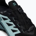 Salomon Supercross 4 GTX fekete-kék női futócipő L41735500 9