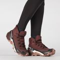 Női túracipő Salomon Cross Hike MID GTX 2 bitter chocolate/ mocha mousse 10