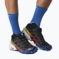 Férfi futócipő Salomon Speedcross 6 GTX fekete/surf the web/biztonsági sárga 4