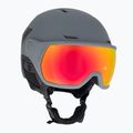 Salomon Pioneer LT Visor S2 síbukósisak ébenfa/piros