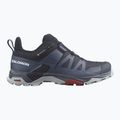 Férfi trekking cipő Salomon X Ultra 4 GTX carbon/bering sea/pearl blue 9