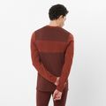 Férfi termo hosszú ujjú felső Salomon Essential Wool rum raisin 2