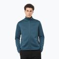 Férfi Salomon Essential Midwarm Fz midnight navy trekking melegítő pulóver