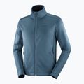 Férfi Salomon Essential Midwarm Fz midnight navy trekking melegítő pulóver 6