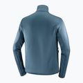 Férfi Salomon Essential Midwarm Fz midnight navy trekking melegítő pulóver 7