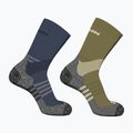 Zokni Salomon X Ultra Access Crew 2 pary gothic olive/grisaille