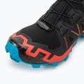 Salomon Speedcross 6 fekete/fehér/transcend kék férfi futócipő 9