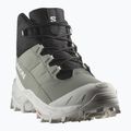 Női trekking cipő Salomon Crosstrak WP agave green/black/can ary green 8
