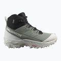 Női trekking cipő Salomon Crosstrak WP agave green/black/can ary green 9