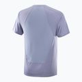 Férfi Salomon Outline Tee kék gránit 5