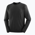 Férfi Salomon Motomesh Crewneck túrapulóver mélyfekete színben 8