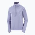 Női túrapulóver Salomon Essential Lightwarm Half Zip kék gránit 6