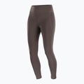 Női futó leggings Salomon SHAKEout Bliss 25" kávébabszínű 8