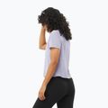 Női futó póló Salomon SHAKEout Air Crop SS Tee cosmic sky 2