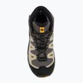 Gyermek túracipő Salomon X Ultra Mid GTX castlerock/fekete/fűszeres/mustár 5