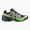 Férfi futócipő Salomon Speedcross 6 GTX fekete/ötvözet/zöld gekkó 2