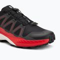 Férfi futócipő Salomon Speedcross Peak fekete/aszfalt/tüzes piros 7