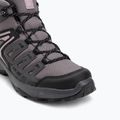 Női Salomon Extegra GTX Mid túracipő henna/run raisin/mahogany rose 7