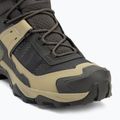 Férfi túrabakancs Salomon X Ultra 5 MID GTX tőzeg / szürkészöld / kék éjszaka 7