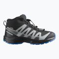 Gyerek túracipők Salomon XA PRO V8 MID WP black/monument /french blue 8