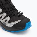 Gyerek túracipők Salomon XA PRO V8 MID WP black/monument /french blue 7