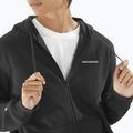 Férfi Salomon Logo Full Zip Hoodie mély fekete 3