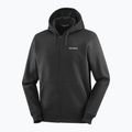 Férfi Salomon Logo Full Zip Hoodie mély fekete 4