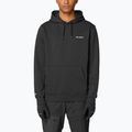 Férfi pulóver Salomon Chest Logo Hoodie deep black