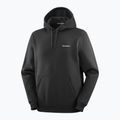 Férfi pulóver Salomon Chest Logo Hoodie deep black 3