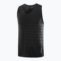 Férfi futó felső Salomon Sense Aero Singlet GFX mély fekete 4