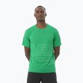 Férfi Salomon Sense Aero Tee GFX parakeet / spearmintme futópóló