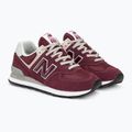 New Balance ML574 bordó férfi cipő 4