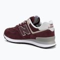 New Balance Classic 574's V3 Wide bordó férfi cipő New Balance Classic 574's V3 Wide bordó férfi cipő 3
