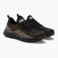 Női SKECHERS Bobs B Flex Fall Sparks fekete/arany tornacipő 4