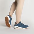 női cipő SKECHERS Uno Shimmer Away navy 2