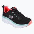 Női SKECHERS D'Lux Walker Let It Glow fekete/menta tornacipők