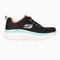 Női SKECHERS D'Lux Walker Let It Glow fekete/menta tornacipők 8