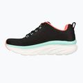 Női SKECHERS D'Lux Walker Let It Glow fekete/menta tornacipők 9